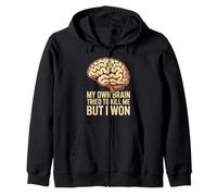 My Own Brain Tried To Kill Me But I Won Stroke Health - Sudadera con Capucha