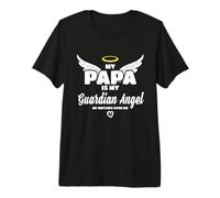 My Papa Is My Guardian Angel He Watches Over Me In Memory Camiseta Premium