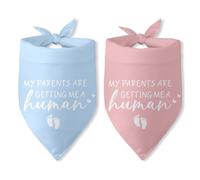 My Parents are Getting Me a Human Dog Bandana para revelación de género, regalos de embarazo, anuncio de embarazo, bandana para perro, ideas para anuncios de bebé, accesorio para fotos para perros