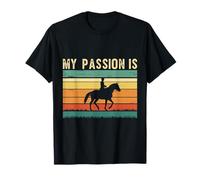 My Passion Is Horses - Diseño Ecuestre Retro Camiseta