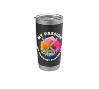 My Passion My Croquet Player Juego al aire libre Jugador de croquet Vaso térmico de acero inoxidable de doble pared