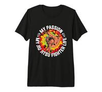 My Passion My Mixed Artes Marciales Lovers Jiu Jitsu Fighter Camiseta Premium