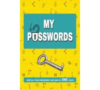 MY PASSWORDS: Your passwords organized-no more frantic “Forgot Password?” moments! This funky and very useful logbook is specially designed for ... other of us legends prone to forgetfulness.