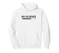 My Patience Loading Bar Sarcastic Funny Humor Sudadera con Capucha