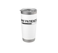 My Patience Loading Bar Sarcastic Funny Humor Vaso térmico de acero inoxidable de doble pared