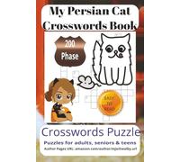 My Persian Cat Crossword Book: Crossword Search Puzzle Enjoy a charming mix of Persian Cat-themed crossword searches, easy-to-read print, and fun ... leisure, and anytime you want a relaxing.