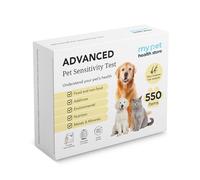 My Pet Health Store Prueba avanzada de alérgenos - prueba de alergia a mascotas en casa | 550 artículos | Resultados rápidos | Colección de pelo no invasivo | Análisis de alimentos, medio ambiente