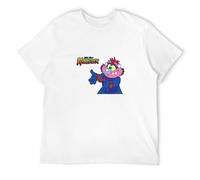 My Pet Monster 80'S Cartoon T Shirt tee T-Shirt White 3XL