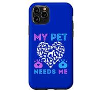 My Pet Needs Me Suicide Apoyo Emocional Mascotas Perro Niño Niña Carcasa para iPhone 11 Pro