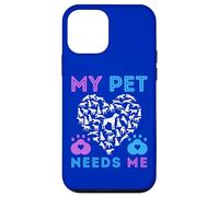 My Pet Needs Me Suicide Apoyo Emocional Mascotas Perro Niño Niña Carcasa para iPhone 12 Mini