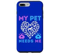 My Pet Needs Me Suicide Apoyo Emocional Mascotas Perro Niño Niña Carcasa para iPhone 7 Plus/8 Plus