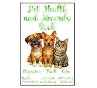 My Pets Health & Record Book: Track Multiple Pets of any Kind | All in One Book for All Your Furry Friends | Vet Visits, Vaccinations, Food Log, Pet Sitter and Memories | 6” x 9”