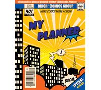 My Planner - Homeschool Student Undated Weekly Golden Age Comic Planner: 52 Week, 8 Subject with Habit Tracker