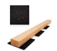 My Plast 100 alfombrillas de goma resistentes al agua para terrazas, 90 x 90 x 3 mm