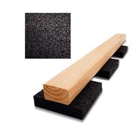 My Plast 50 alfombrillas de goma resistentes al agua para terrazas de madera, 90 x 90 x 20 mm