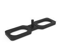 My Plast Ausführung flach Espaciadores de alta calidad para terrazas, Negro, 4 mm (geschlossen) 600 St