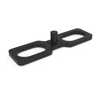 My Plast Ausführung flach Espaciadores de alta calidad para terrazas, Negro, 7 mm (geschlossen) 100 St