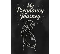 My Pregnancy Journey | Elegant Black Lined Keepsake Notebook with Stars & Baby Footprints: Unique Pregnancy Memory Book for Expecting Mothers | Perfect Baby Shower Gift for Moms-to-Be (120 Pages)