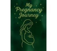 My Pregnancy Journey | Elegant Black Lined Keepsake Notebook with Stars & Baby Footprints: Unique Pregnancy Memory Book for Expecting Mothers | Perfect Baby Shower Gift for Moms-to-Be (120 Pages)
