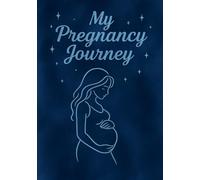 My Pregnancy Journey | Elegant Black Lined Keepsake Notebook with Stars & Baby Footprints: Unique Pregnancy Memory Book for Expecting Mothers | Perfect Baby Shower Gift for Moms-to-Be (120 Pages)