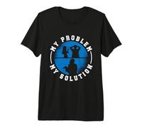 My Problem My Pictogram Dad Mom Semi-Aquatic Ornitorrinco Amante Camiseta Premium