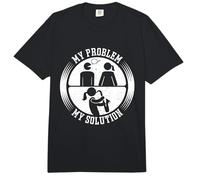 My Problem My Pictogram Mom Dad Jazz Music Saxofonista Comfort Colors Adult Heavyweight T-Shirt