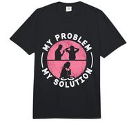 My Problem My Pictogram Mom Dad Loves Disco Jockey Giradiscos Comfort Colors Adult Heavyweight T-Shirt