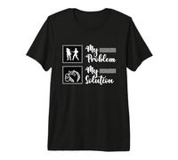 My Problem My Pictogram Mom - Punto de Cruz Camiseta Premium