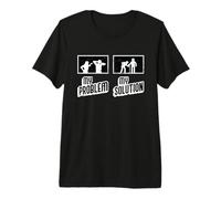 My Problem My Pictogram Papá Mamá Cuidador Enfermera Cuidador Camiseta Premium