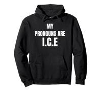 My Pronouns Are Ice Bold Statement Graphic Design Edition Sudadera con Capucha