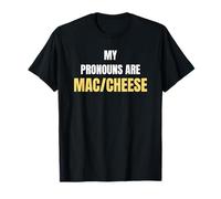 My Pronouns Are Mac Cheese Funny Food Humor Tees and More Camiseta