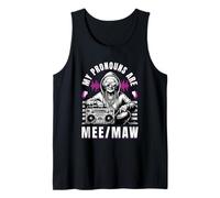 My Pronouns Are MEE Maw Funny Hip Hop Grandma Meme Gifts Camiseta sin Mangas