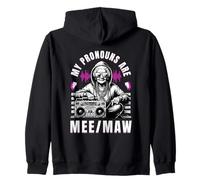 My Pronouns Are MEE Maw Funny Hip Hop Grandma Meme Gifts Sudadera con Capucha