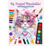 My Purrfect Meowlentine: Love, purrs, kitty kisses and color!