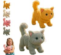 My Realistic Cat Toy-Bring Endless Joy and Warmth-2025 New AI Interactive Plush Kitten-14 Styles Lifelike Motion-Realistic Design with Non-Shedding Fur,Easylife Companion for Cat Lovers (Set-6)