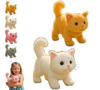 My Realistic Cat Toy-Bring Endless Joy and Warmth-2025 New AI Interactive Plush Kitten-14 Styles Lifelike Motion-Realistic Design with Non-Shedding Fur,Easylife Companion for Cat Lovers (Set-1)