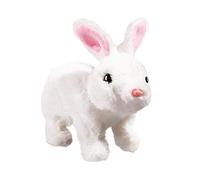 My Realistic Conejo Juguetes - Conejo de Sonido Interactivo Con Orejas Moviéndose Y Nariz Vibratoria | Animado Peluche Electrónico Para Preescolares, Pascua perfecta 2026 y regalo de cumpleaños para