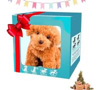 My Realistic Robot Puppy, Juguetes de Peluche electrónicos interactivos, Shaggy Waggy Dog, Juguete para Cachorros Que Caminan y ladran, para Adultos y niños E