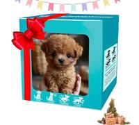 My Realistic Robot Puppy, Juguetes de Peluche electrónicos interactivos, Shaggy Waggy Dog, Juguete para Cachorros Que Caminan y ladran, para Adultos y niños B