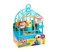 Little Live Pets Pájaro interactivo My Really Real S2 Indie Más de 20 sonidos, Jaula 25 cm