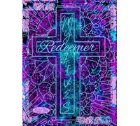 My Redeemer Lives, Pretty Purple, Christian, 200 Unlined, Flower Detailed Page, 8x11, Hardcover Journal, Art Pad, Sketchbook, Drawing Book: Made With ... By: Artist Mary Elisabeth Linder @ MaryEMade
