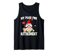 My Retirement Plan Golf Dad GNOME For Retired Grandpa Life Camiseta sin Mangas