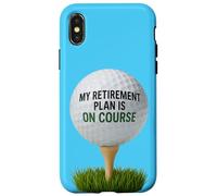 My Retirement Plan Is On Course Funny Golf Carcasa para iPhone X/XS