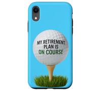My Retirement Plan Is On Course Funny Golf Carcasa para iPhone XR