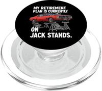 My Retirement Plan Is On Jack Stands Muscle Car PopSockets PopGrip para MagSafe