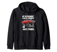 My Retirement Plan Is On Jack Stands Muscle Car Sudadera con Capucha