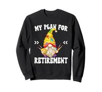 My Retirement Plan Is Painting GNOME Retired Grandpa Life Sudadera