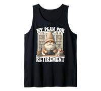My Retirement Plan Is Reading Books GNOME For Retired Life Camiseta sin Mangas