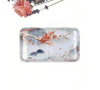 My Rock Way - Paleta de pintura de invierno y plum vacío de metal para acuarela capacidad para 12 Medio cubo o 6 cucharones con paleta de mezcla de fondo plano. Pequeño, formato de viaje, placer para