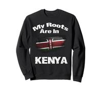 My Roots Are In Kenya with Kenyan Proud Flag - Camiseta de Regalo Sudadera